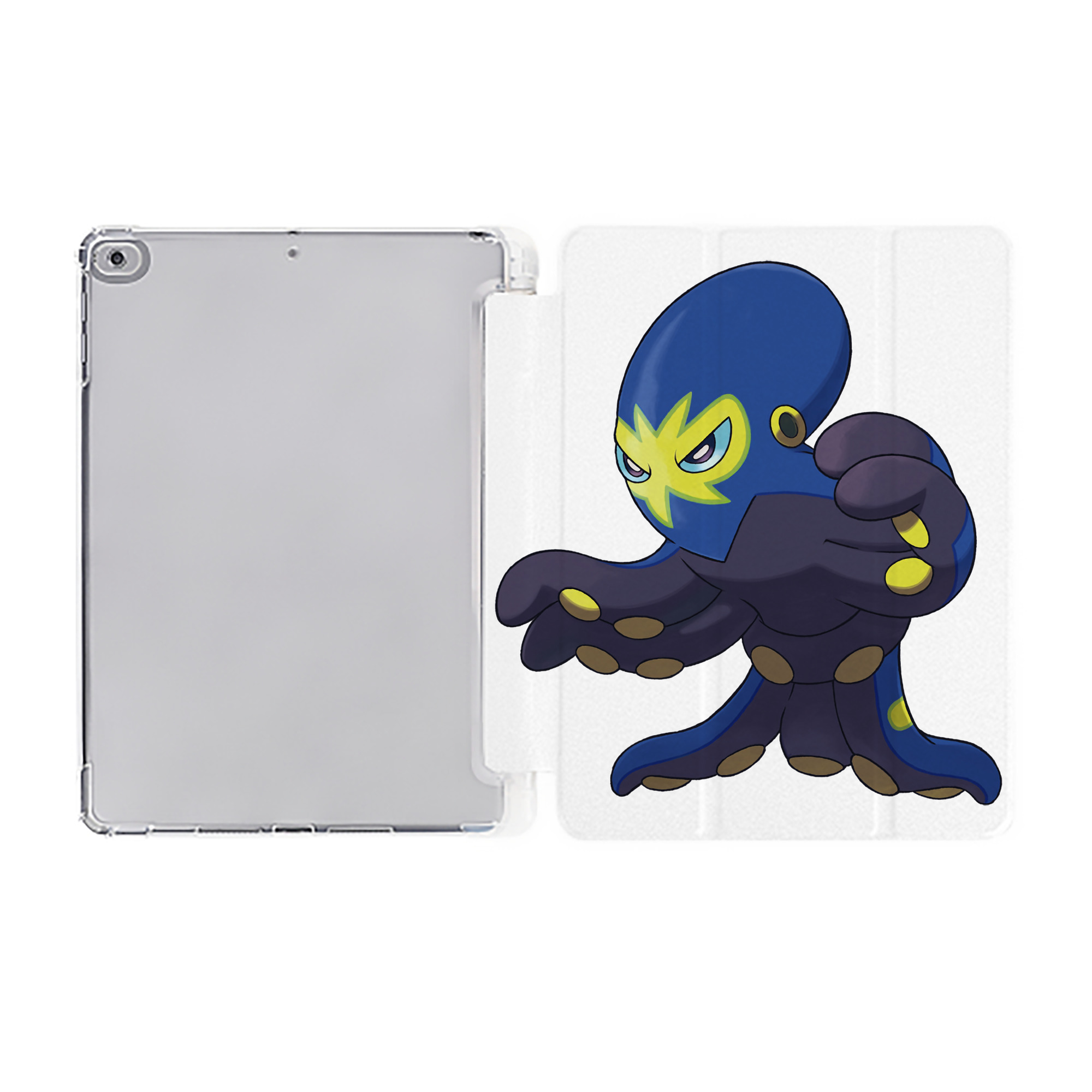 （画像用） ポケットモンスター Pokémon IPad ケース ペン収納付き 三つ折りスタンド PUレザー×シリコン 対応機種9.5/10.5/10.9インチ